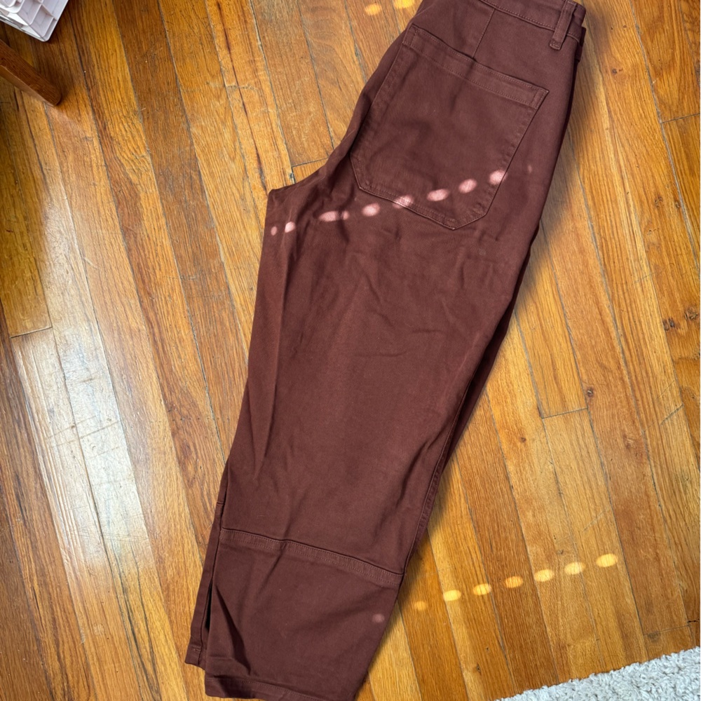 Everlane The Utility Barrel Pant - Rosewood Size 10